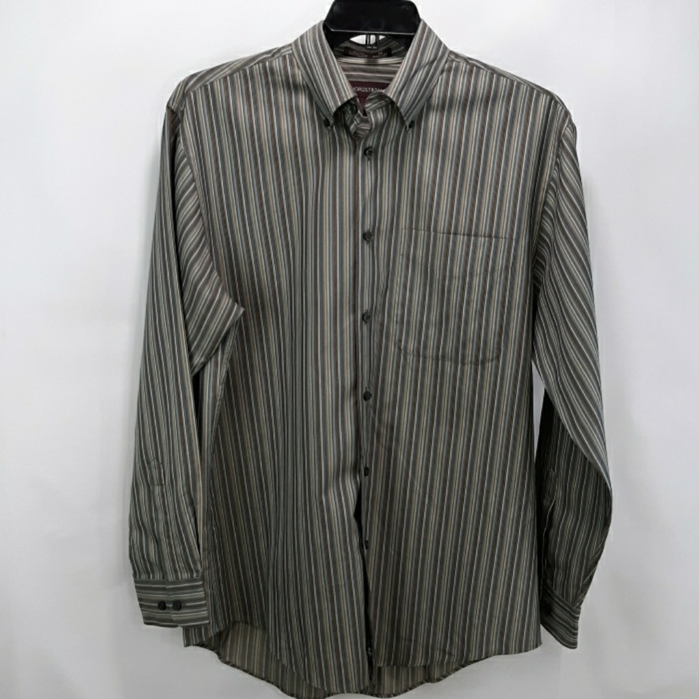 Nordstrom Smart Care Wrinkle Free Dress Shirt Sz M
